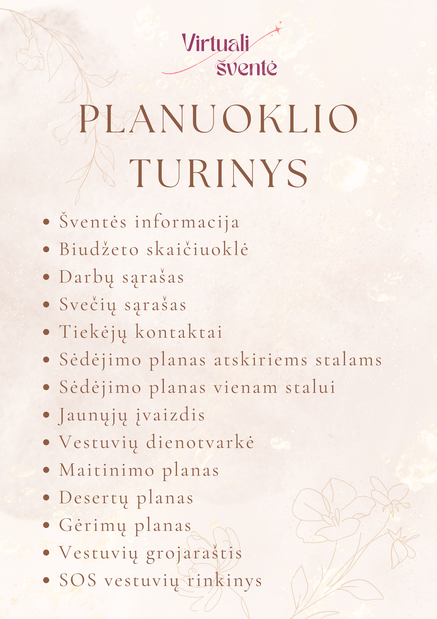 VESTUVIŲ PLANUOKLIS